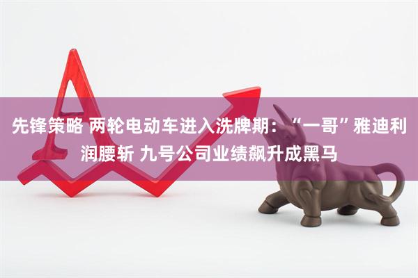 先锋策略 两轮电动车进入洗牌期：“一哥”雅迪利润腰斩 九号公司业绩飙升成黑马